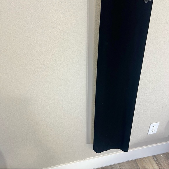 City Triangles Y2K black velvet beaded butterfly maxi dress whimsigoth fairy XS - Picture 6 of 10